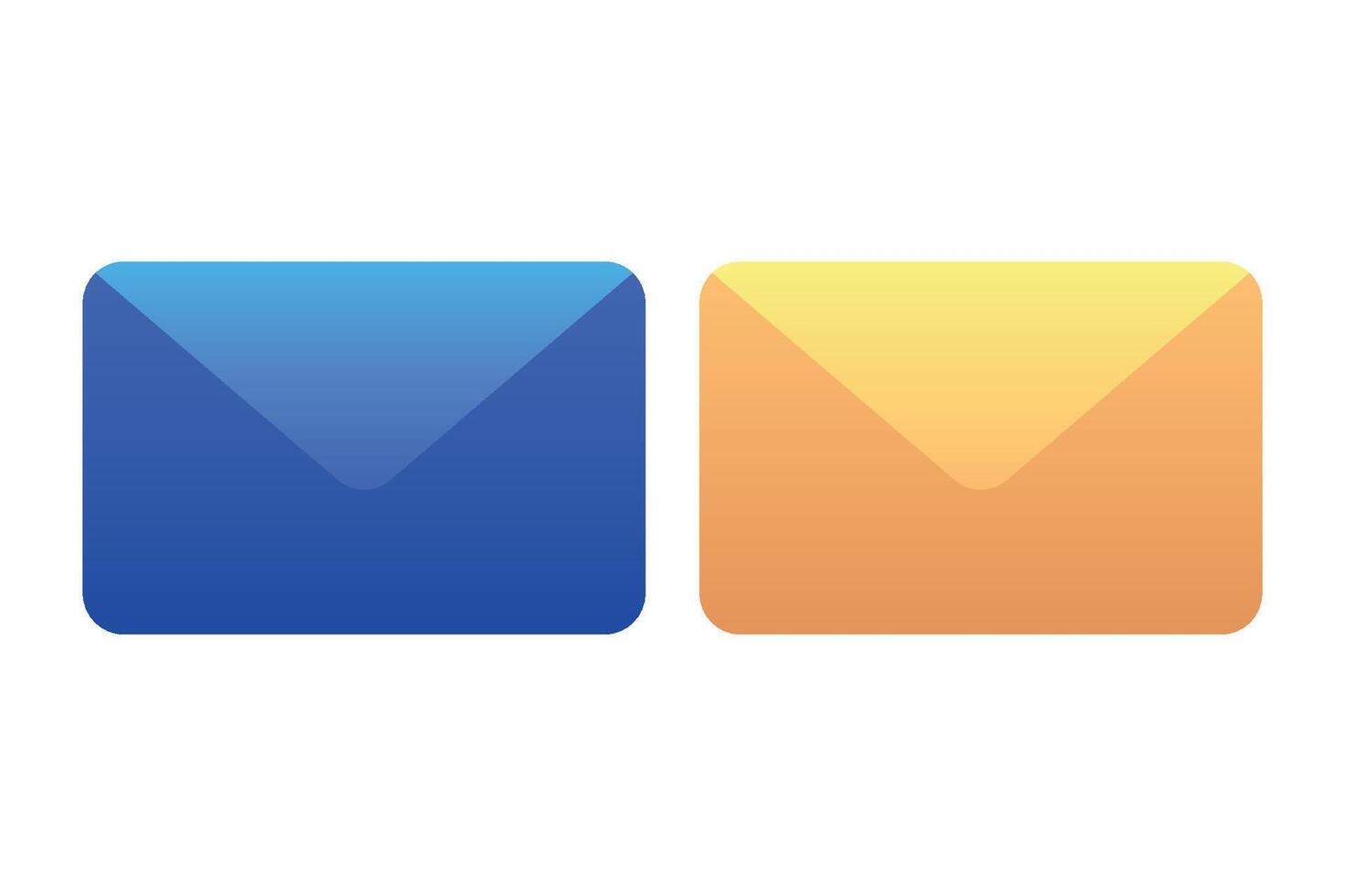 Gradient Envelopes Set Of Two vector