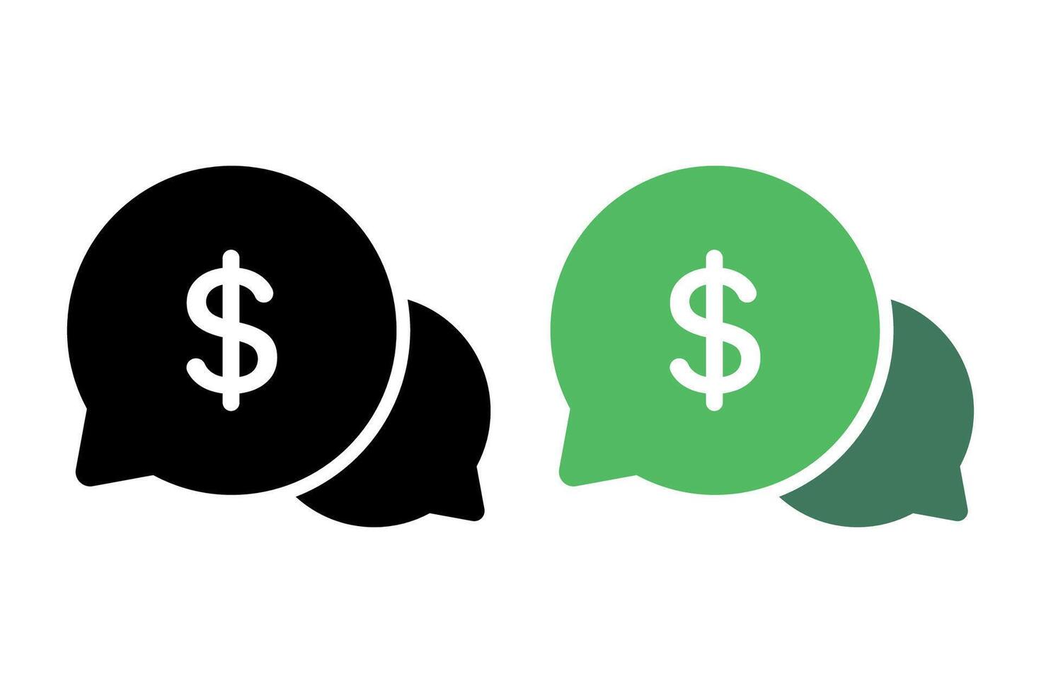 Financial Advice Messages Set vector