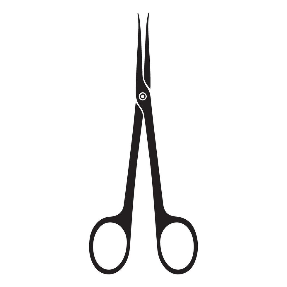 Professional Sharp Pointed Scissors Perfect for Detail Craft and Precision Work vector