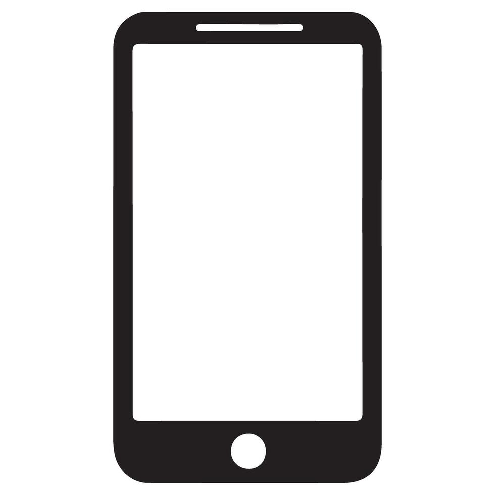 Smartphone Illustration for Mobile Technology and Communication Needs vector