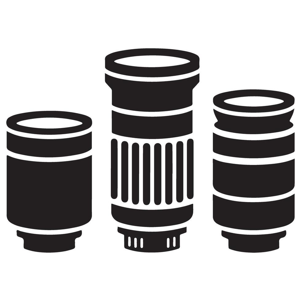 Versatile Camera Lens Collection Choosing the Perfect Photography Optics vector