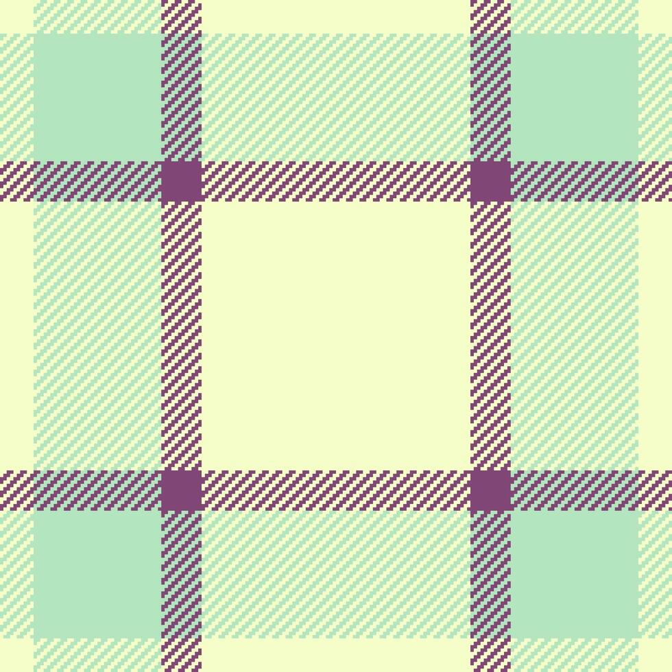 Christmas fabric seamless background, variation plaid tartan . 70s texture textile check pattern in light and pink colors. vector