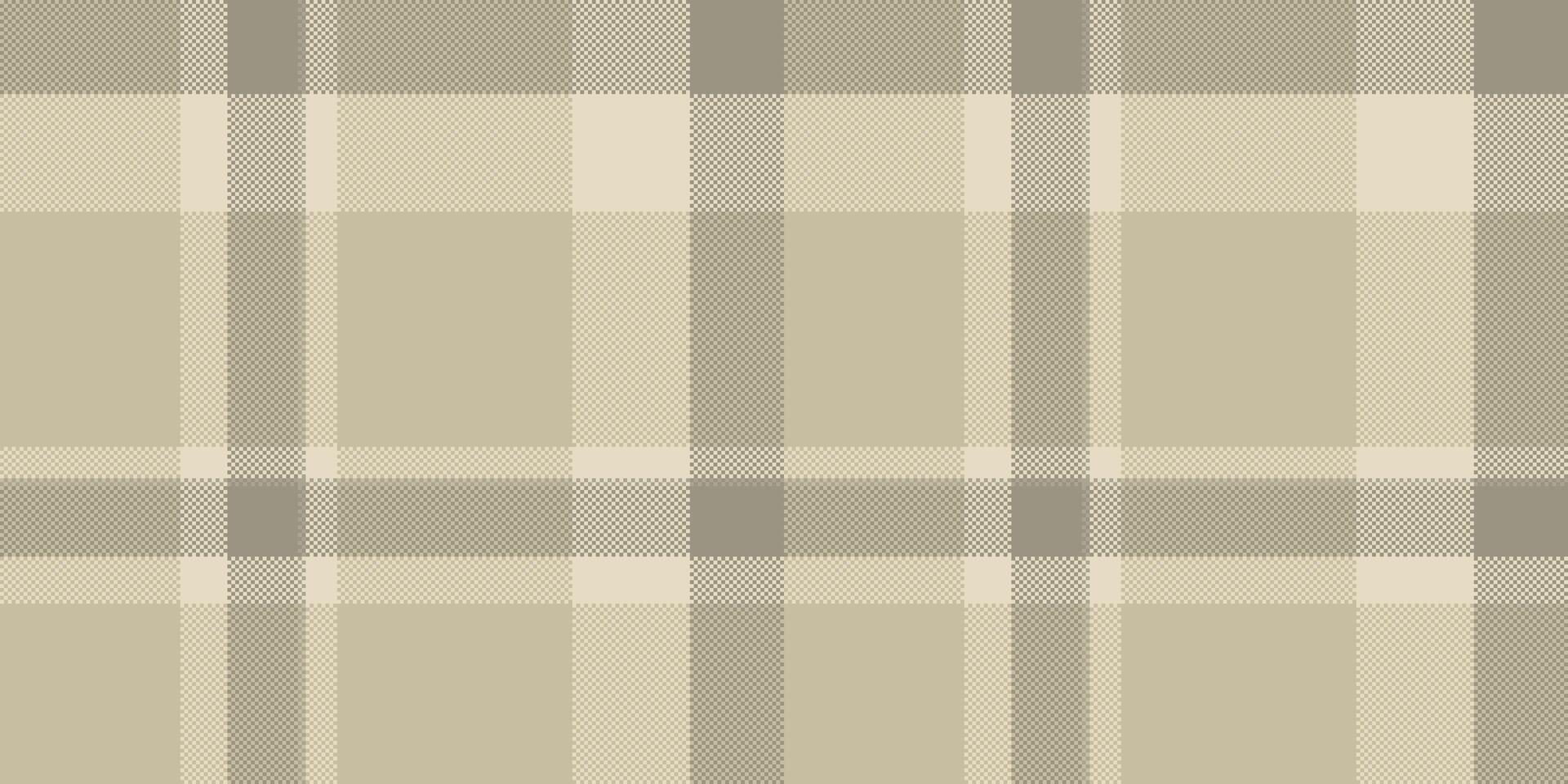 Subtle neutral plaid pattern. Perfect for backgrounds, textiles, or website designs. Creates a calming, sophisticated aesthetic. Ideal for fall or winter themes, evoking warmth and comfort. vector