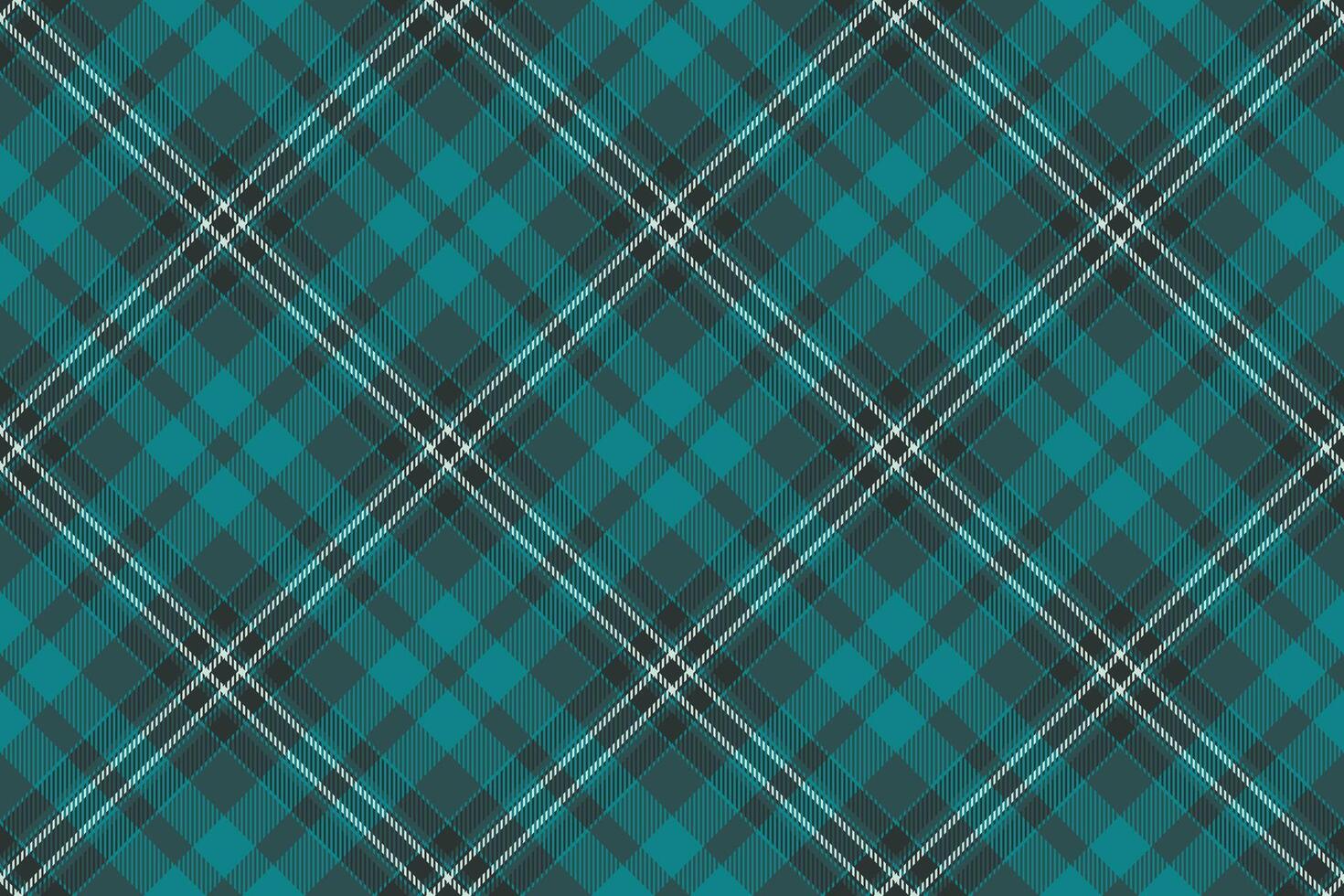Elegant teal and gray plaid pattern. Seamless texture ideal for textile design, fashion, backgrounds, and website graphics. Geometric design offers a sophisticated and modern aesthetic. vector