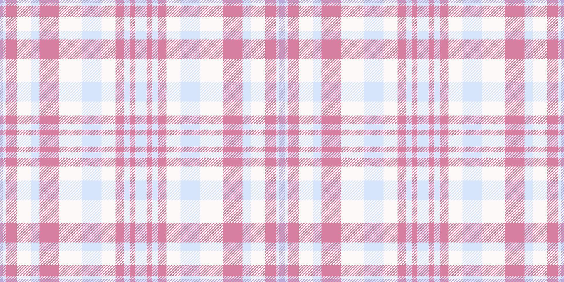 Delicate pastel pink and blue plaid pattern. Perfect for textile design, scrapbooking, website backgrounds, or feminine branding. vector