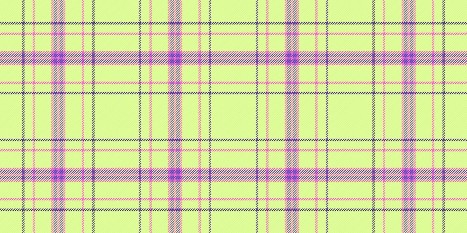 Pastel yellow and purple plaid pattern. A cheerful, seamless texture perfect for textile design, website backgrounds, or scrapbooking projects. vector