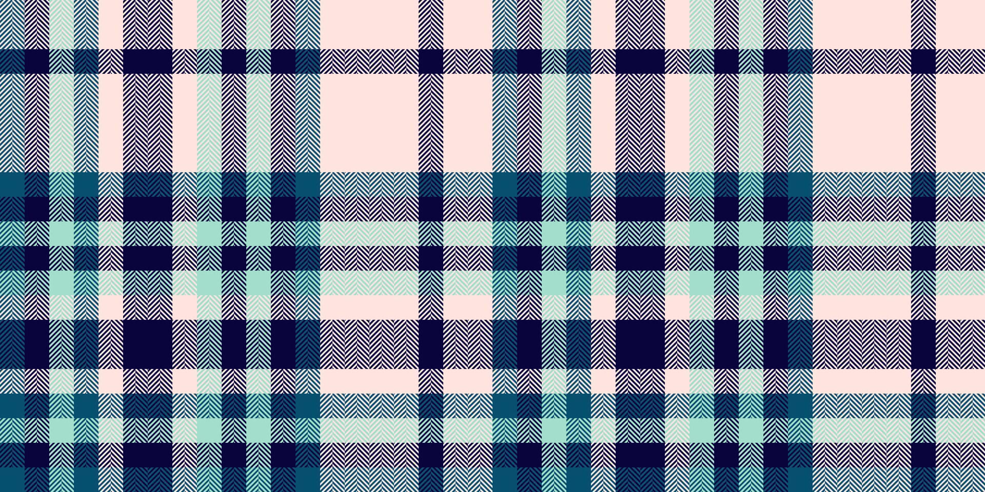 Elegant pastel plaid pattern in teal, pink purple. Ideal for textile design, apparel, website backgrounds, and stationery. vector