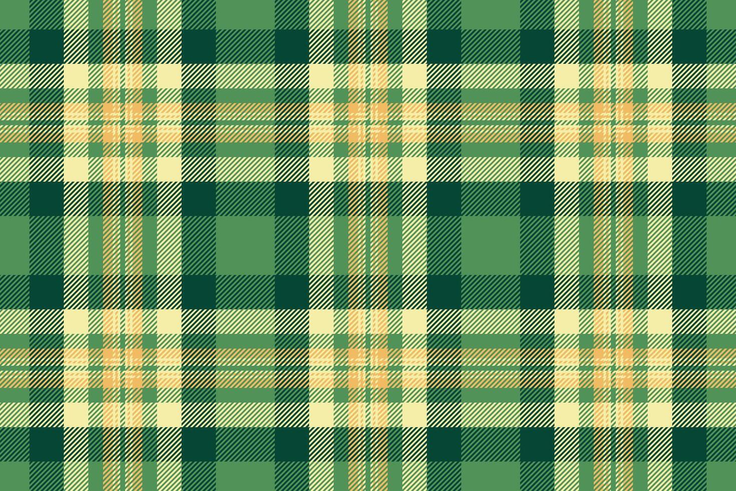 Elegant green and beige plaid pattern. Perfect for textile design, apparel, home decor, or website backgrounds. vector