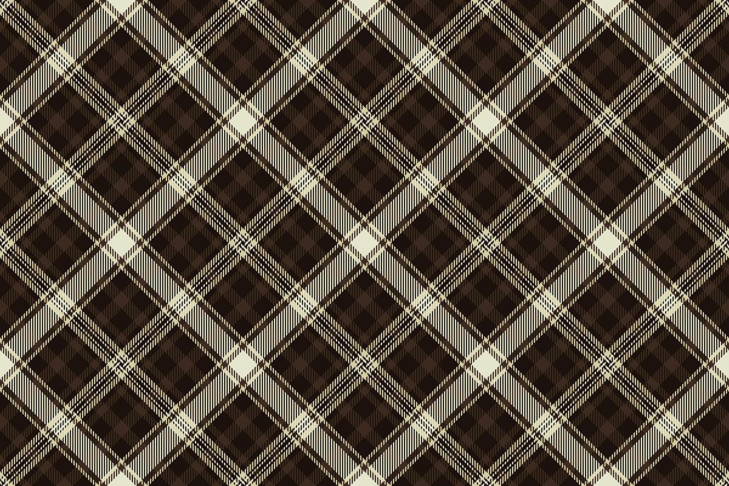 Elegant brown and beige plaid pattern. Perfect for textile design, website backgrounds, or fashion projects. vector
