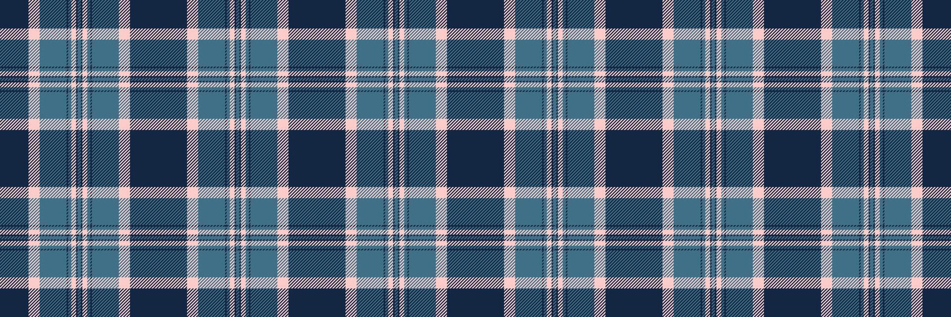 Elegant navy blue and dusty rose plaid pattern. Perfect for textile design, apparel, websites, and branding. This sophisticated, seamless texture evokes feelings of warmth and style. vector