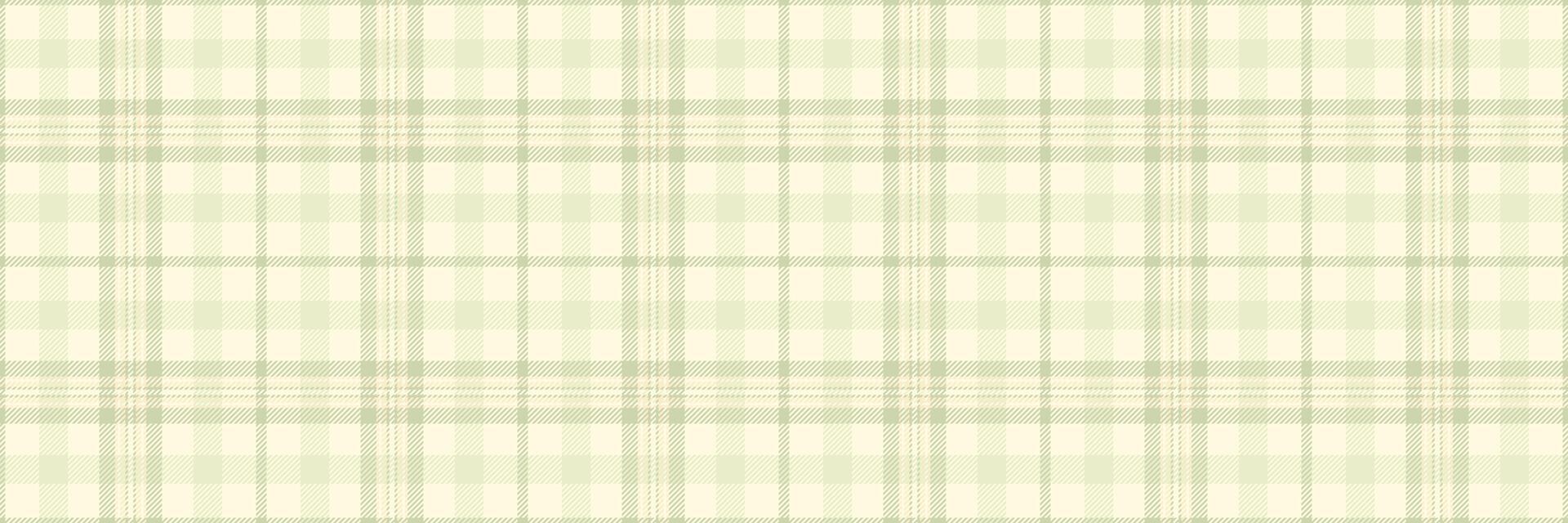 Subtle sage green and cream plaid pattern. Perfect for backgrounds, textiles, or website designs. Evokes feelings of calmness and serenity. vector