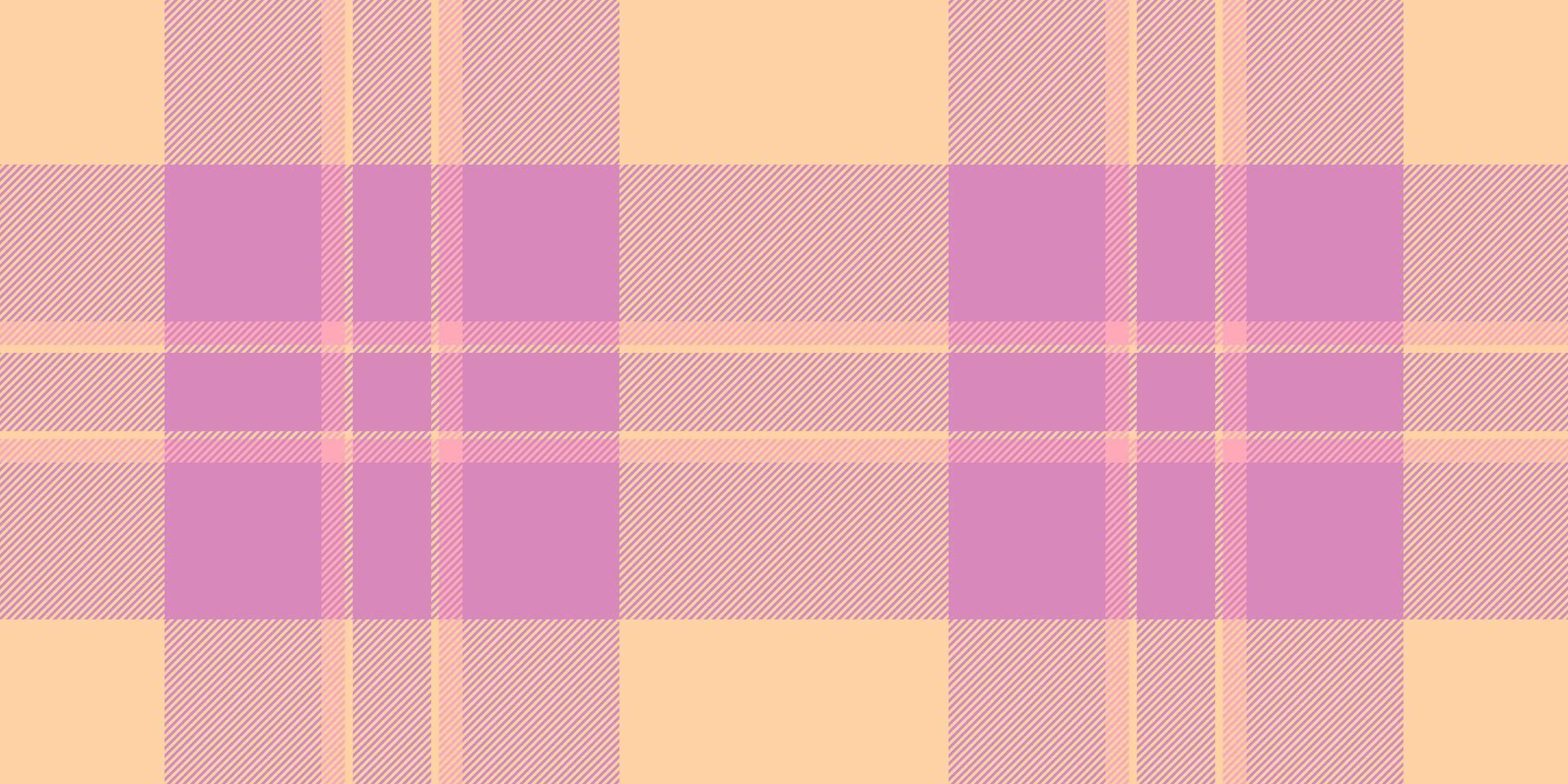 Subtle pastel plaid pattern in peach and lilac. Perfect for backgrounds, textiles, and fashion designs. Evokes feelings of calm and serenity. vector