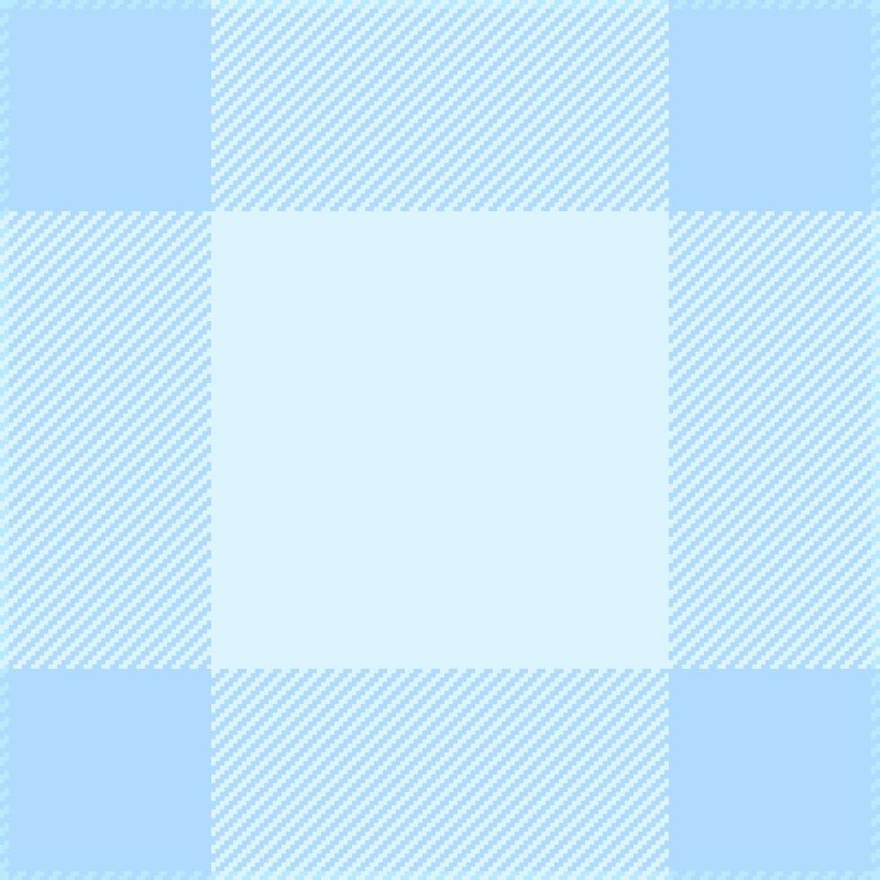 Serene light blue gingham pattern, perfect for backgrounds, textiles, or paper design. Minimalist, calming aesthetic evokes peace and tranquility. vector