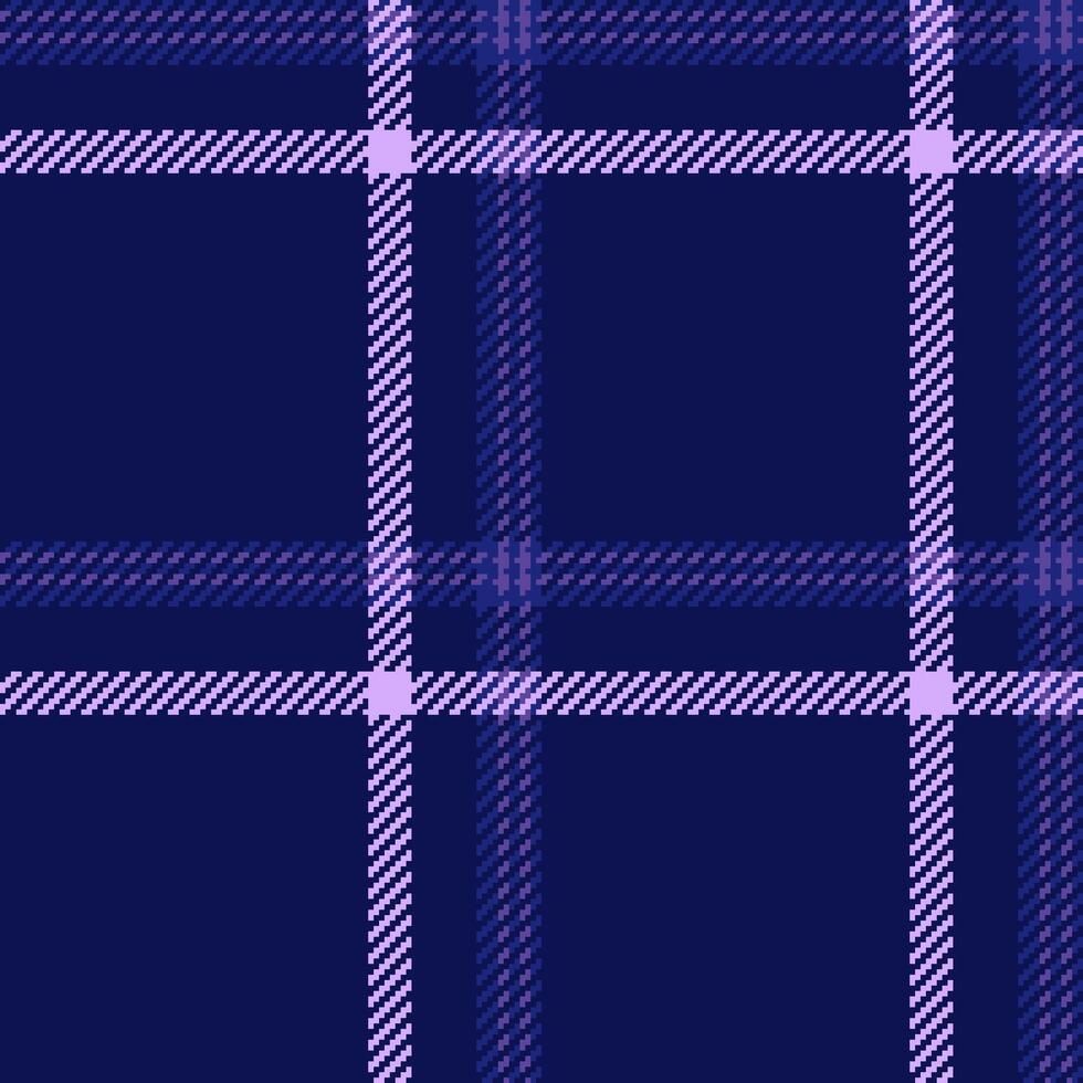 Elegant purple and navy blue plaid pattern. Perfect for textile design, fashion, apparel, or website backgrounds. vector