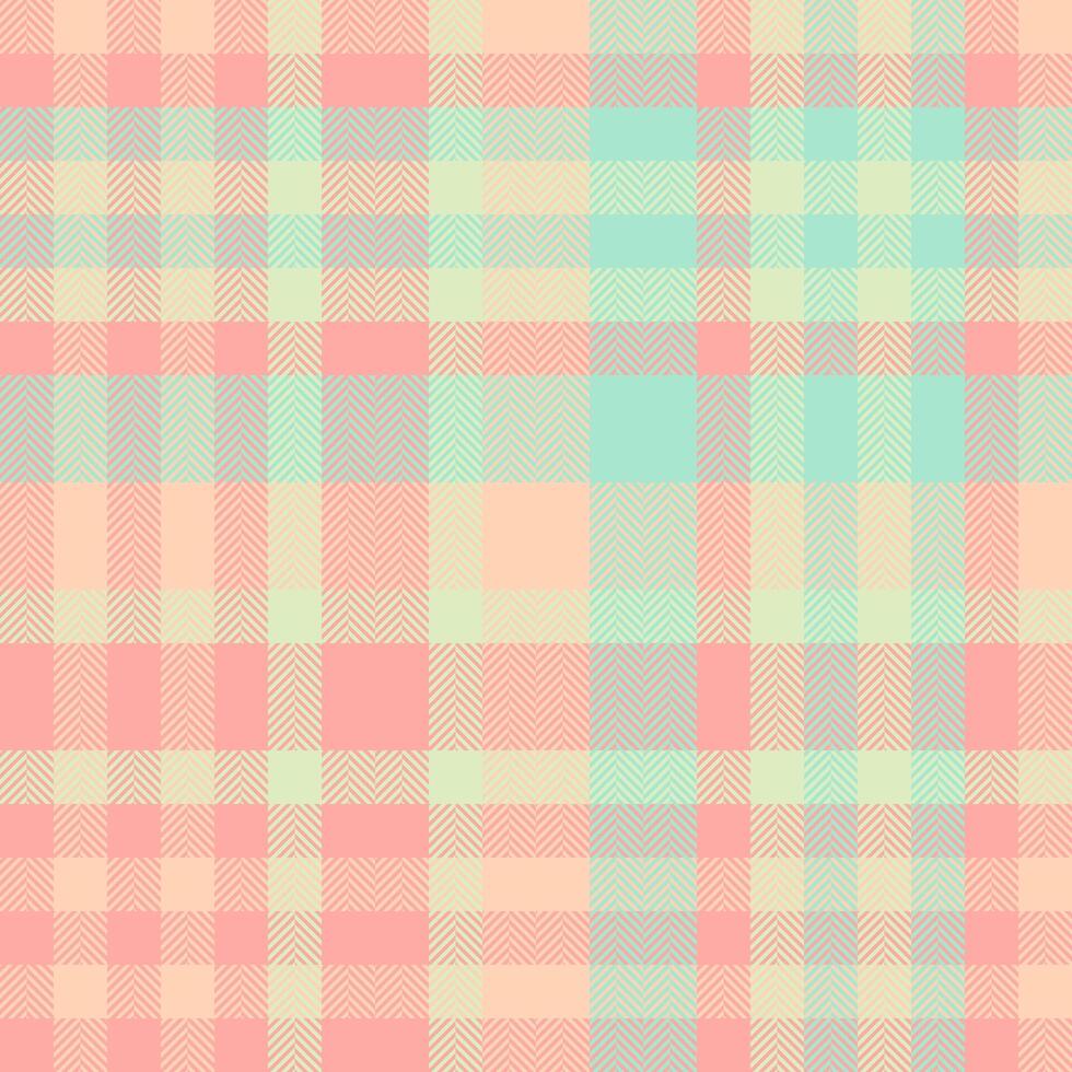 Industrial background plaid pattern, masculine tartan textile texture. Large check fabric seamless in light and red colors. vector