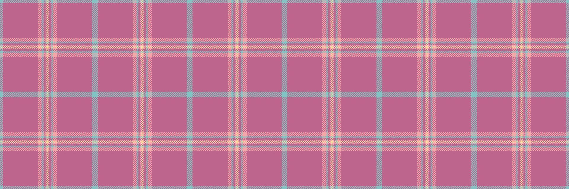 Soft pink and pastel plaid pattern. Perfect for textile design, website backgrounds, or crafting projects. This delicate, seamless texture evokes feelings of comfort and femininity. vector