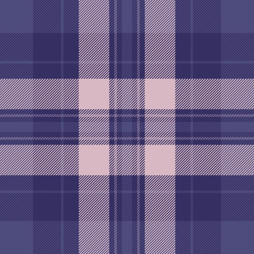Uk tartan plaid textile, halftone pattern fabric seamless. Celtic texture check background in indigo and light colors. vector