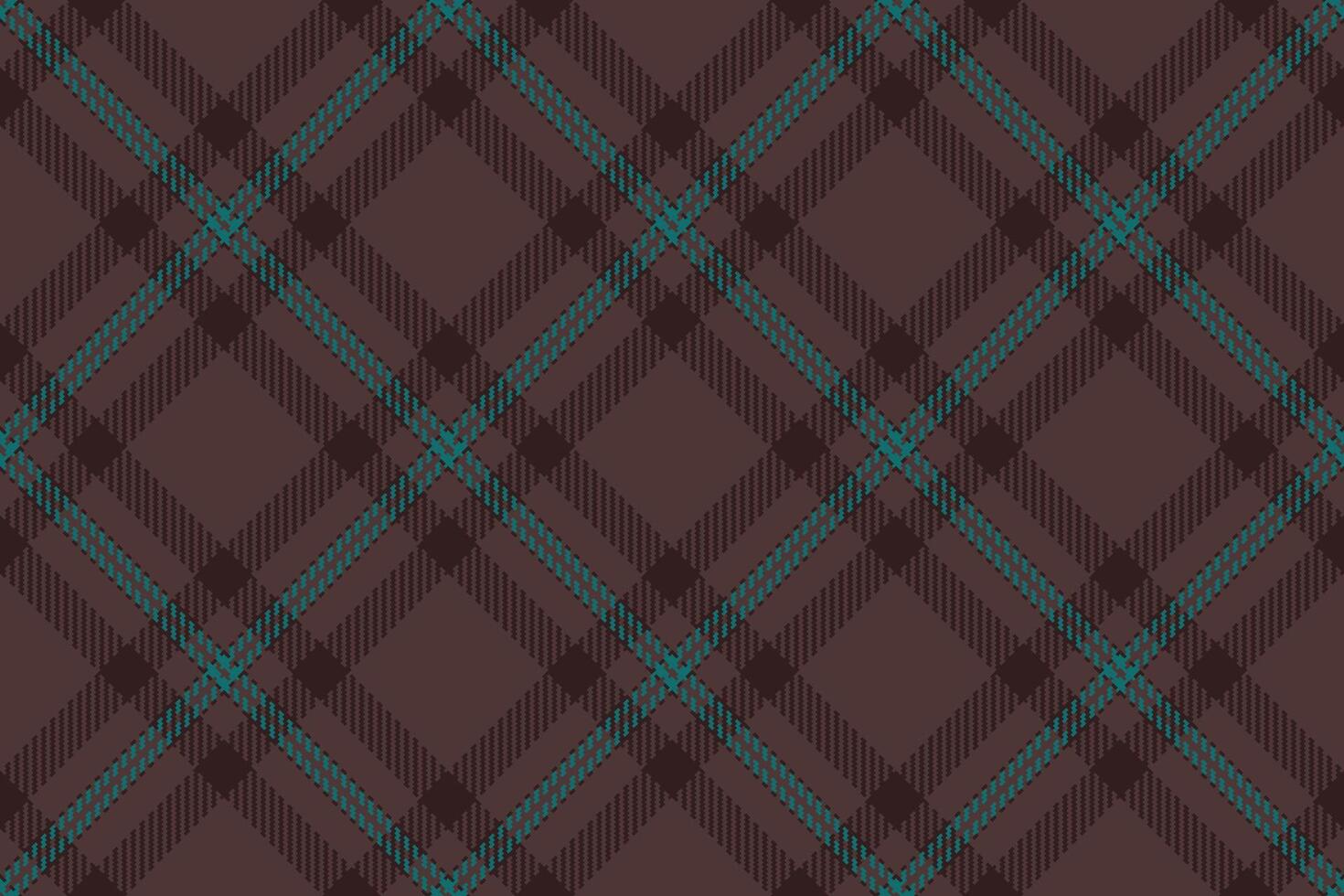Full pattern check fabric, sexy seamless textile texture. Femininity plaid tartan background in red and dark colors. vector