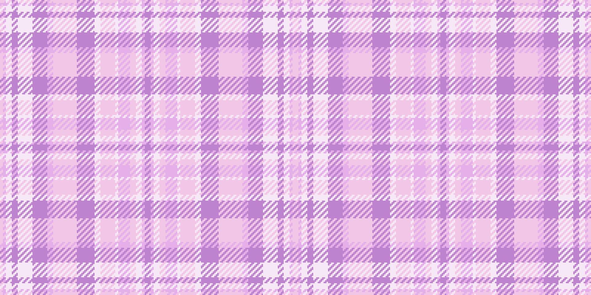 Soft pastel purple and white plaid pattern. Ideal for backgrounds, textiles, fashion, and website designs. Evokes feelings of calmness and gentleness. vector