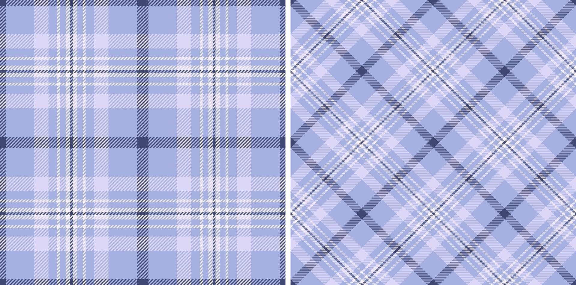 Seamless tartan background of plaid fabric with a texture textile check pattern. Set in popular colors for festive season decorations. vector