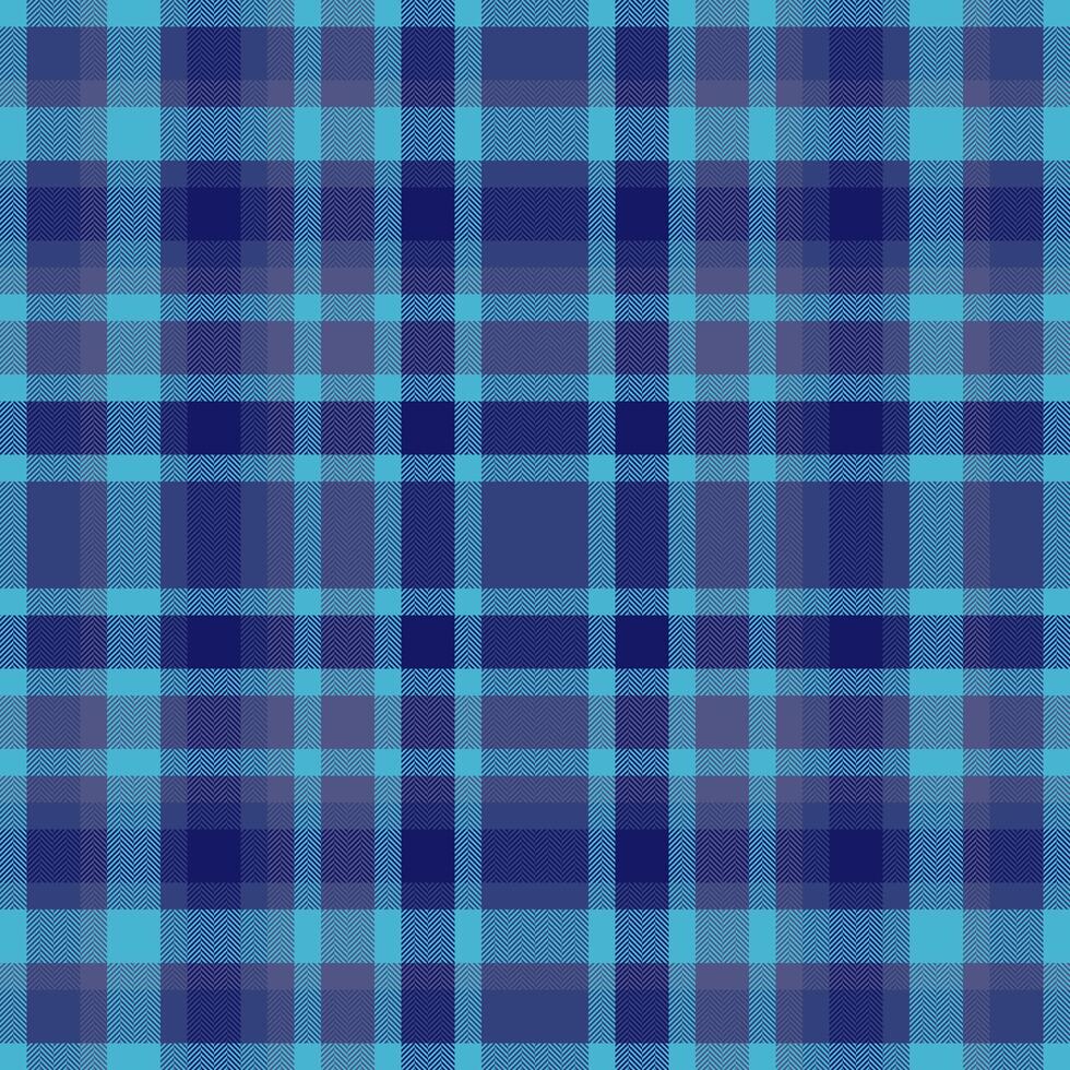 Elegant blue and teal plaid pattern. Perfect for textile design, fashion, website backgrounds, or any project needing a sophisticated, textured look. vector