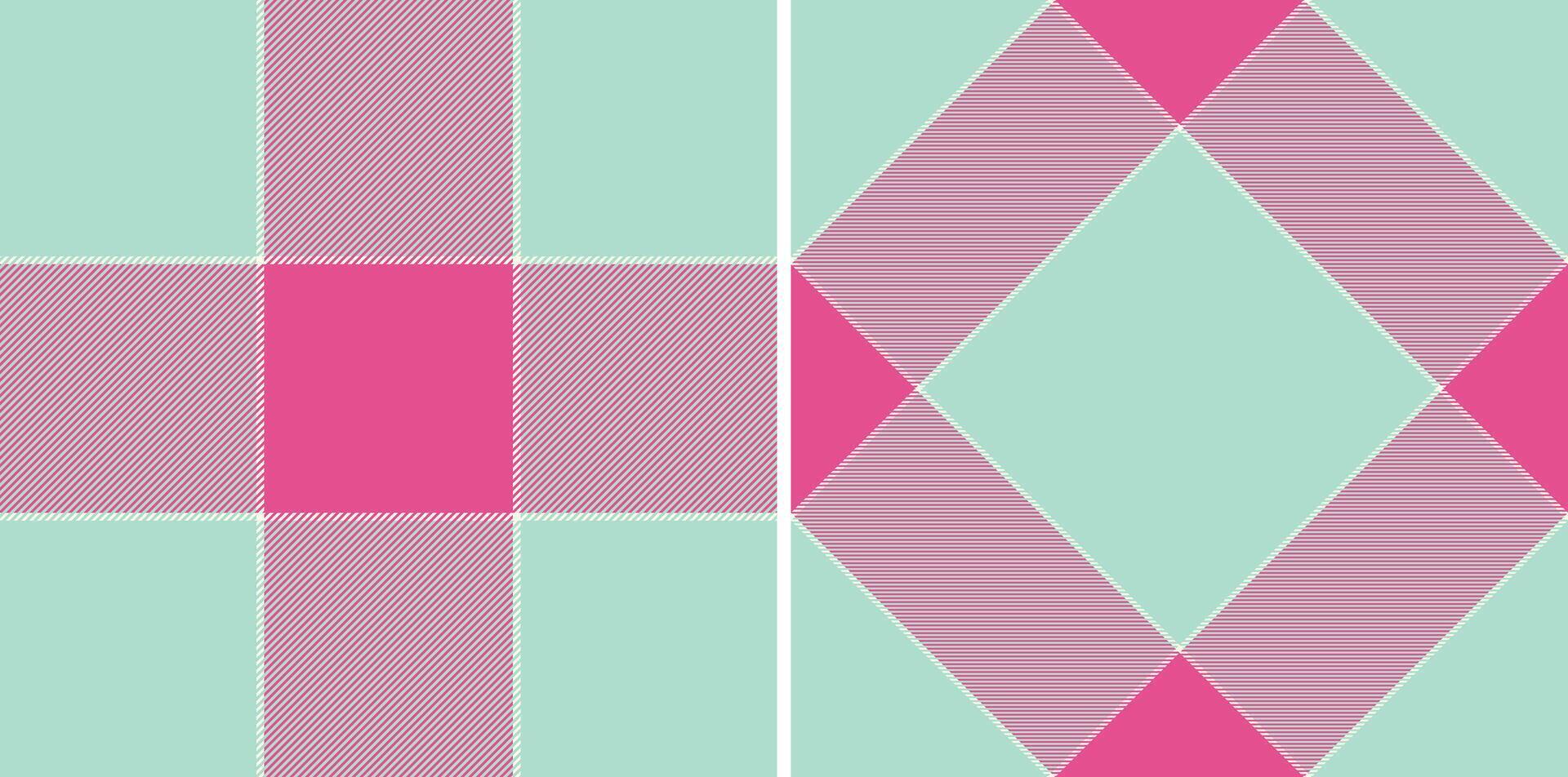 Tartan pattern texture of seamless background with a fabric check plaid textile. Set in rainbow colors. Unique invitation designs for events. vector