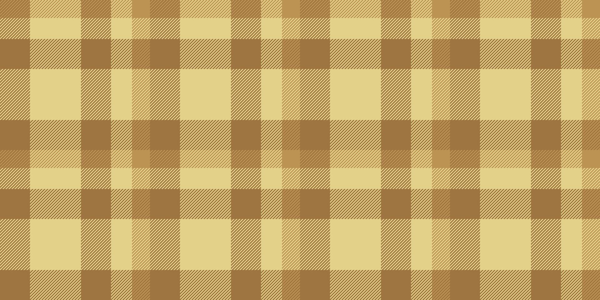 Warm, earthy tones in a classic plaid pattern. Perfect for autumnal designs, rustic backgrounds, or textile projects. vector