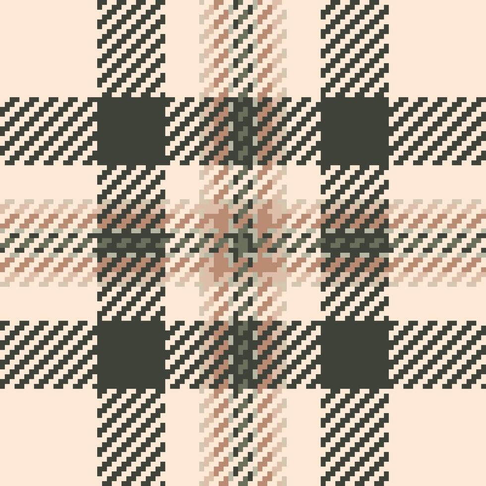 Elegant blush pink and dark gray plaid pattern. Perfect for textile design, apparel, or website backgrounds. Subtle yet sophisticated, this seamless texture evokes feelings of warmth and style. vector