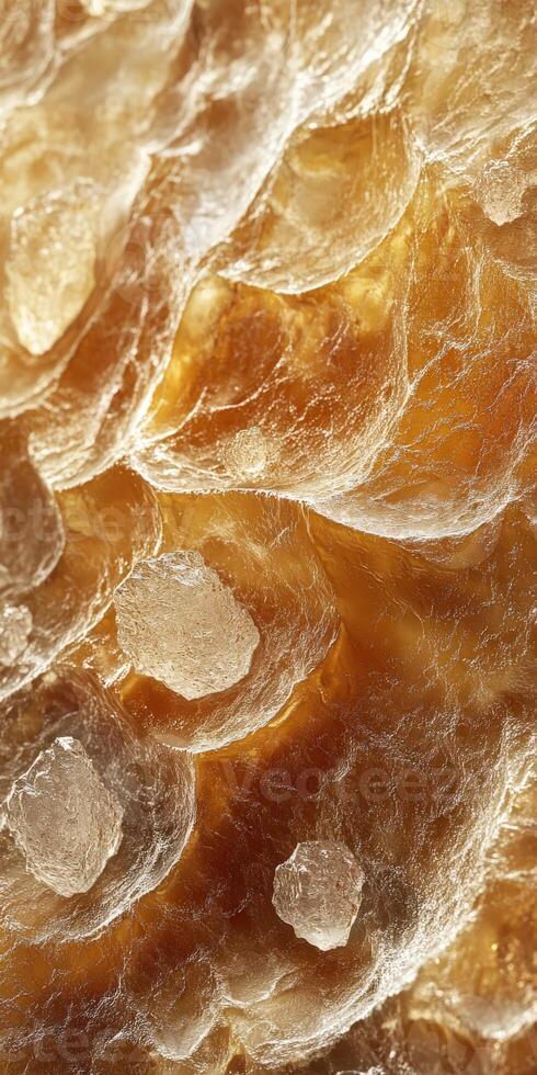 Gouda cheese texture close-up reveals its unique surface details photo