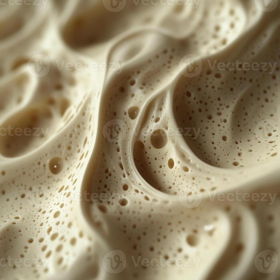 Soft cheese with unique texture showcased in close-up view photo