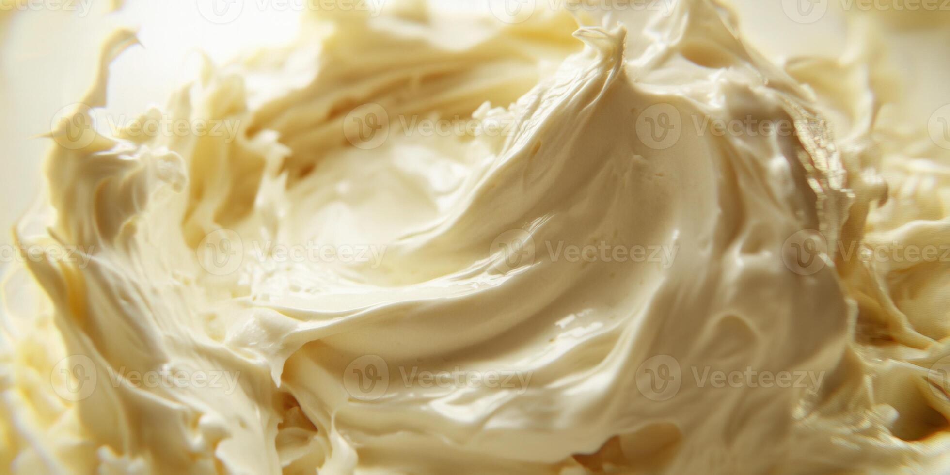 Creamy soft cheese displayed on a rustic wooden board photo