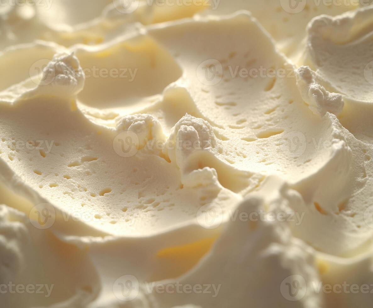 Soft cheese displays delicate, creamy texture under natural light photo