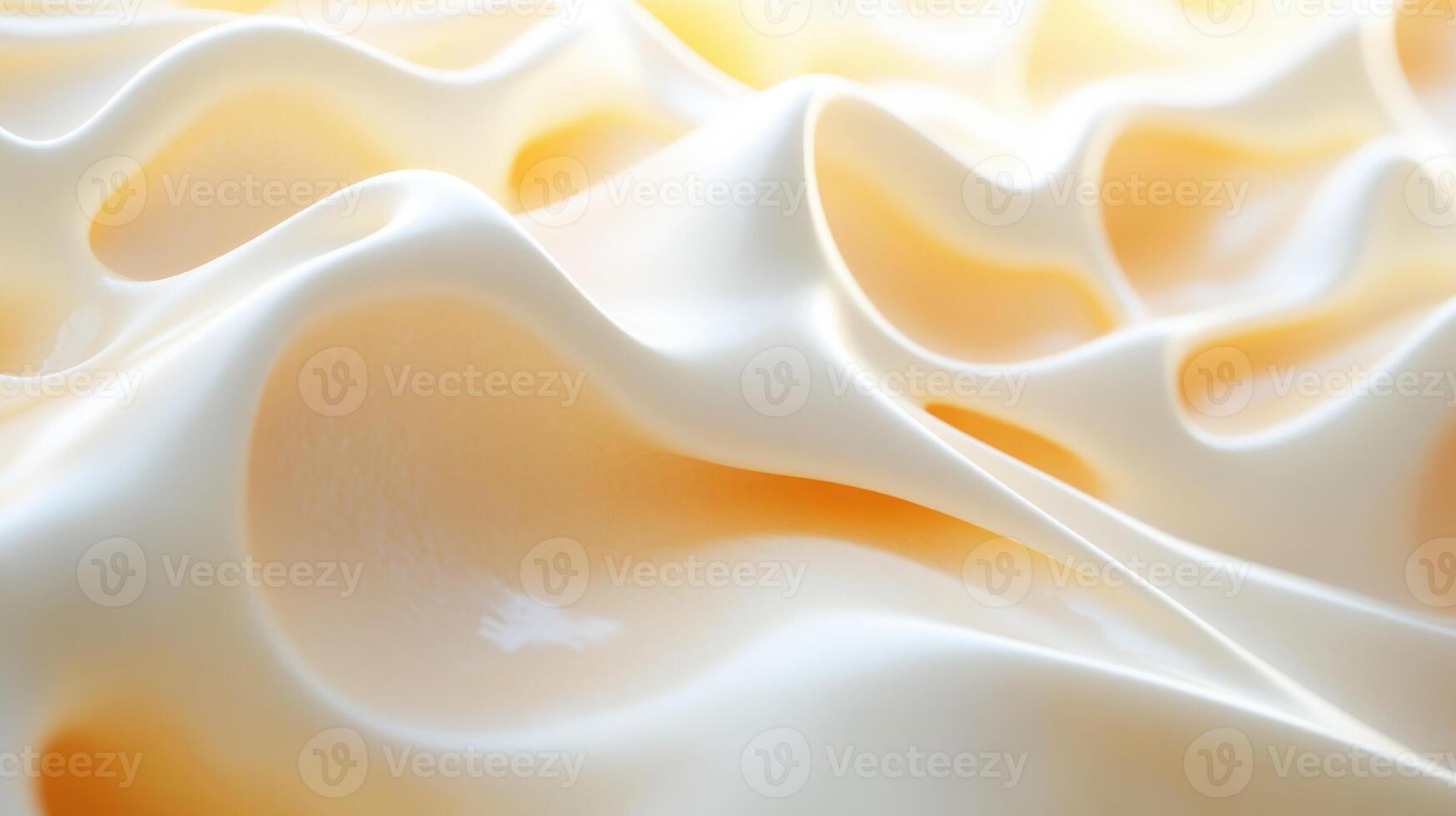 Soft cheese texture captured in close-up with creamy patterns photo