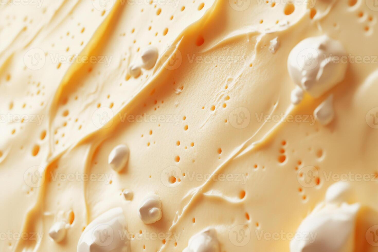 Soft cheese spread with a creamy texture on a wooden surface photo