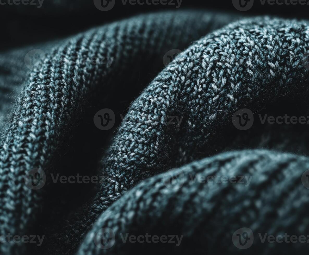 Textured beauty of boucle fabric showcasing intricate patterns and softness in a cozy setting photo