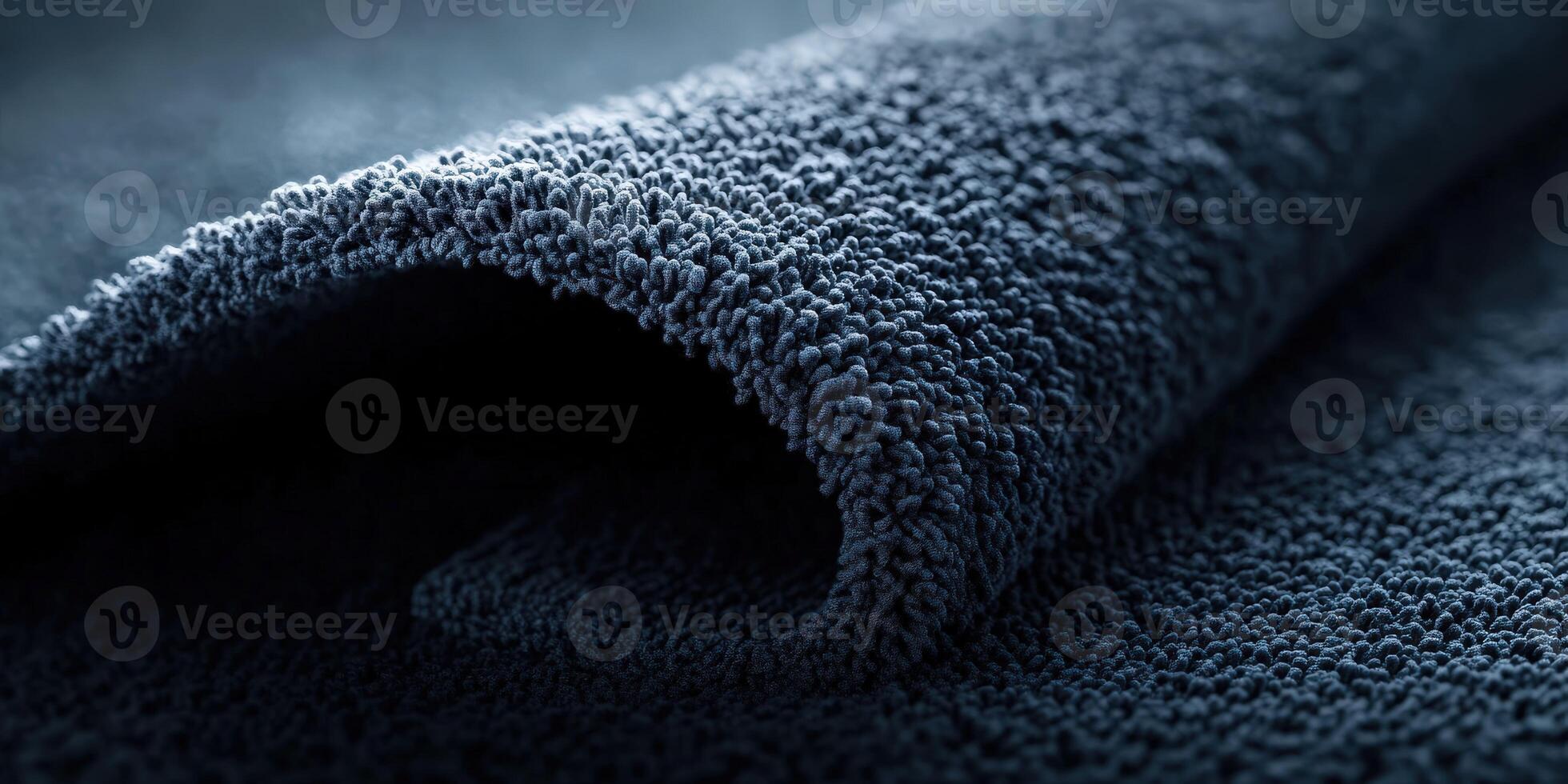 Soft boucle fabric draped gracefully on a surface in a serene indoor setting photo