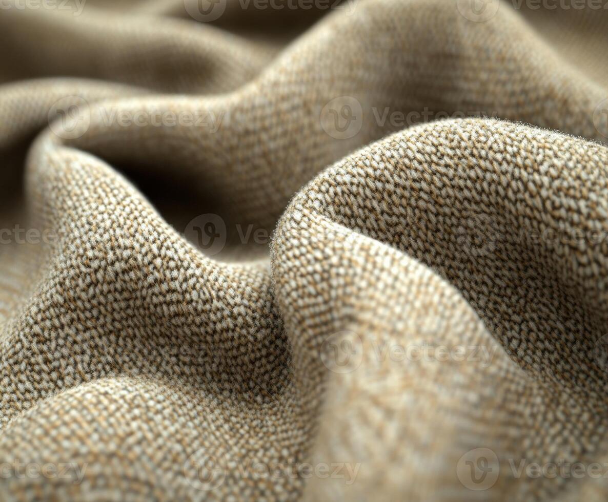 Unique boucle fabric texture showcasing intricate patterns and subtle tones for design inspiration photo