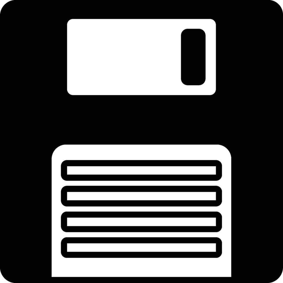 A floppy disc with a white background vector