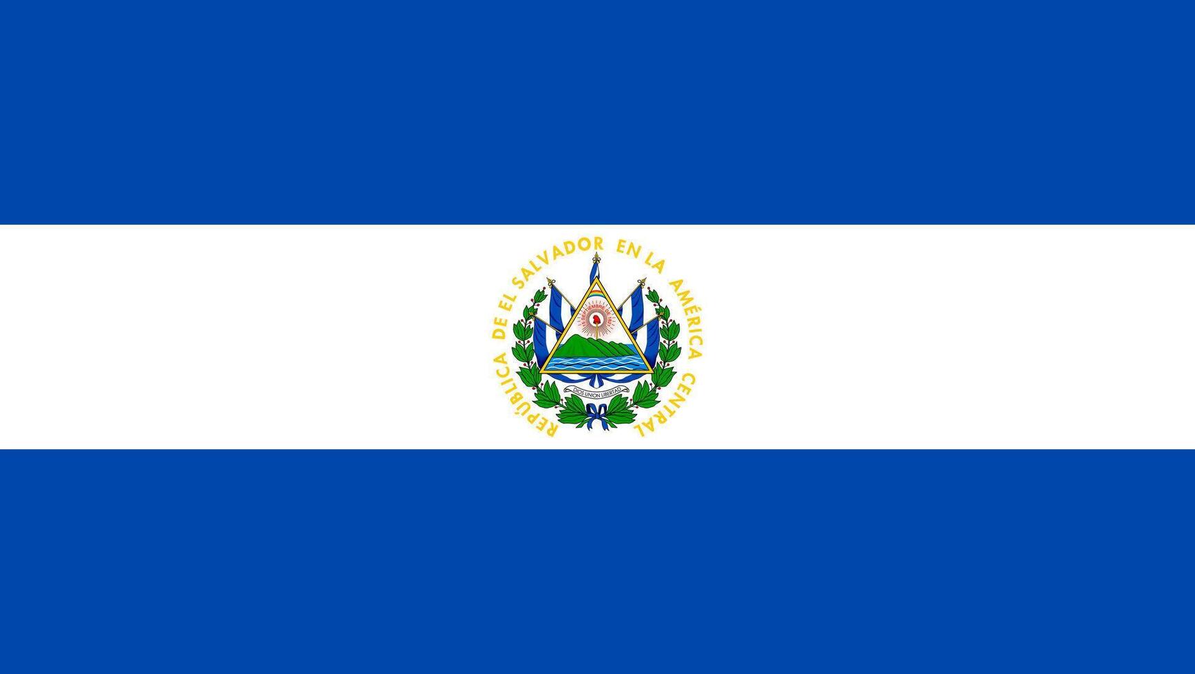 El Salvador flag. Accurate dimensions and official colors. This file is suitable for digital editing and printing of any size. vector