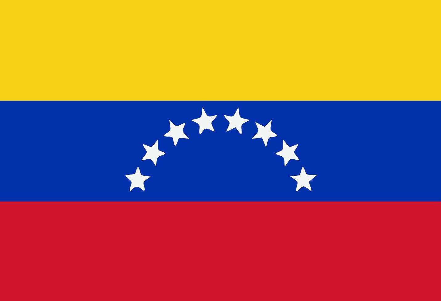 Venezuela flag. Accurate dimensions and official colors. This file is suitable for digital editing and printing of any size. vector