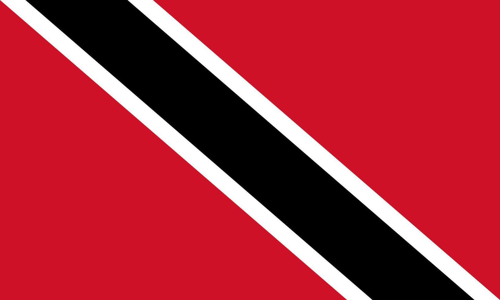 Trinidad And Tobago flag. Accurate dimensions and official colors. This file is suitable for digital editing and printing of any size. vector