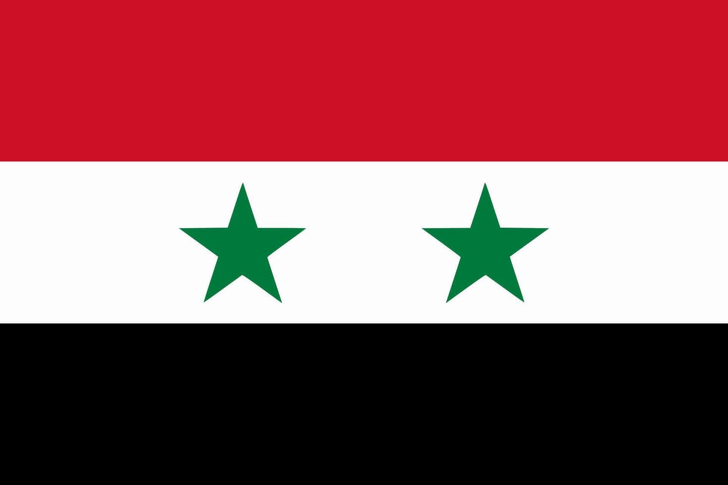 Suriah flag. Accurate dimensions and official colors. This file is suitable for digital editing and printing of any size. vector