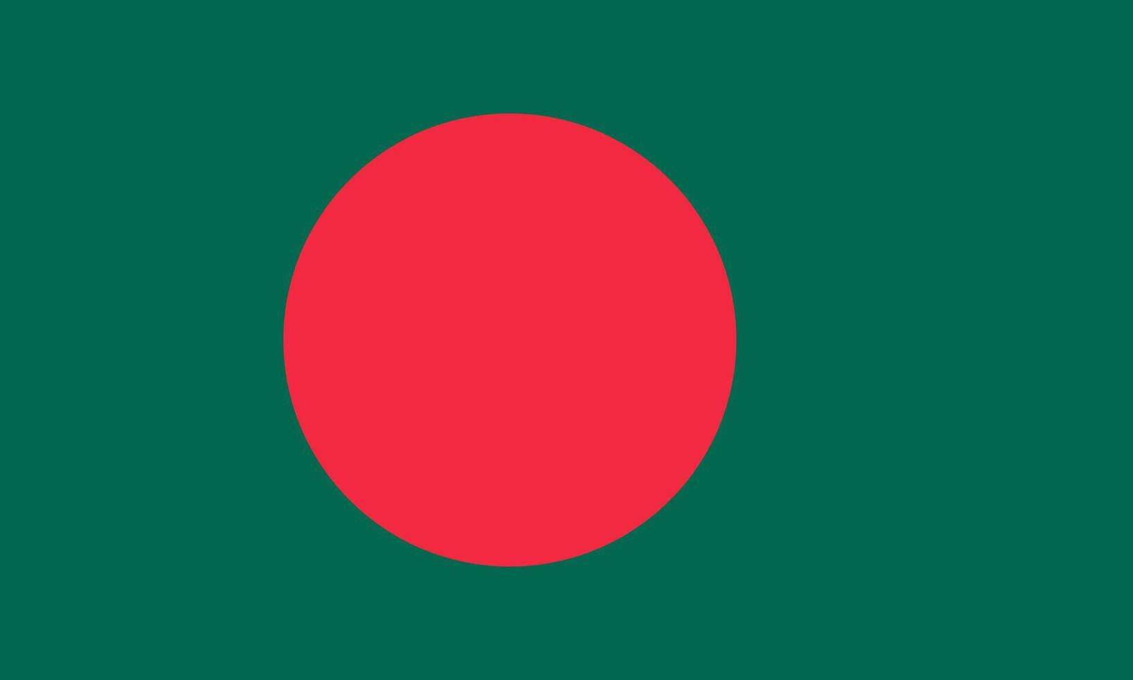 Bangladesh flag. Accurate dimensions and official colors. This file is suitable for digital editing and printing of any size. vector