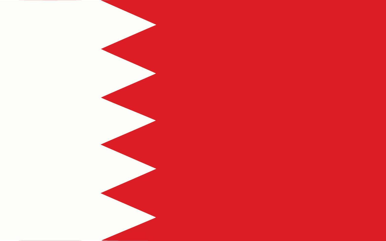 Bahrain flag. Accurate dimensions and official colors. This file is suitable for digital editing and printing of any size. vector