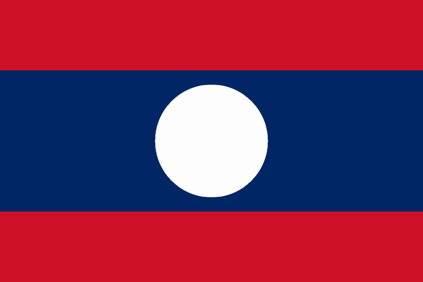 Laos flag. Accurate dimensions and official colors. This file is suitable for digital editing and printing of any size. vector
