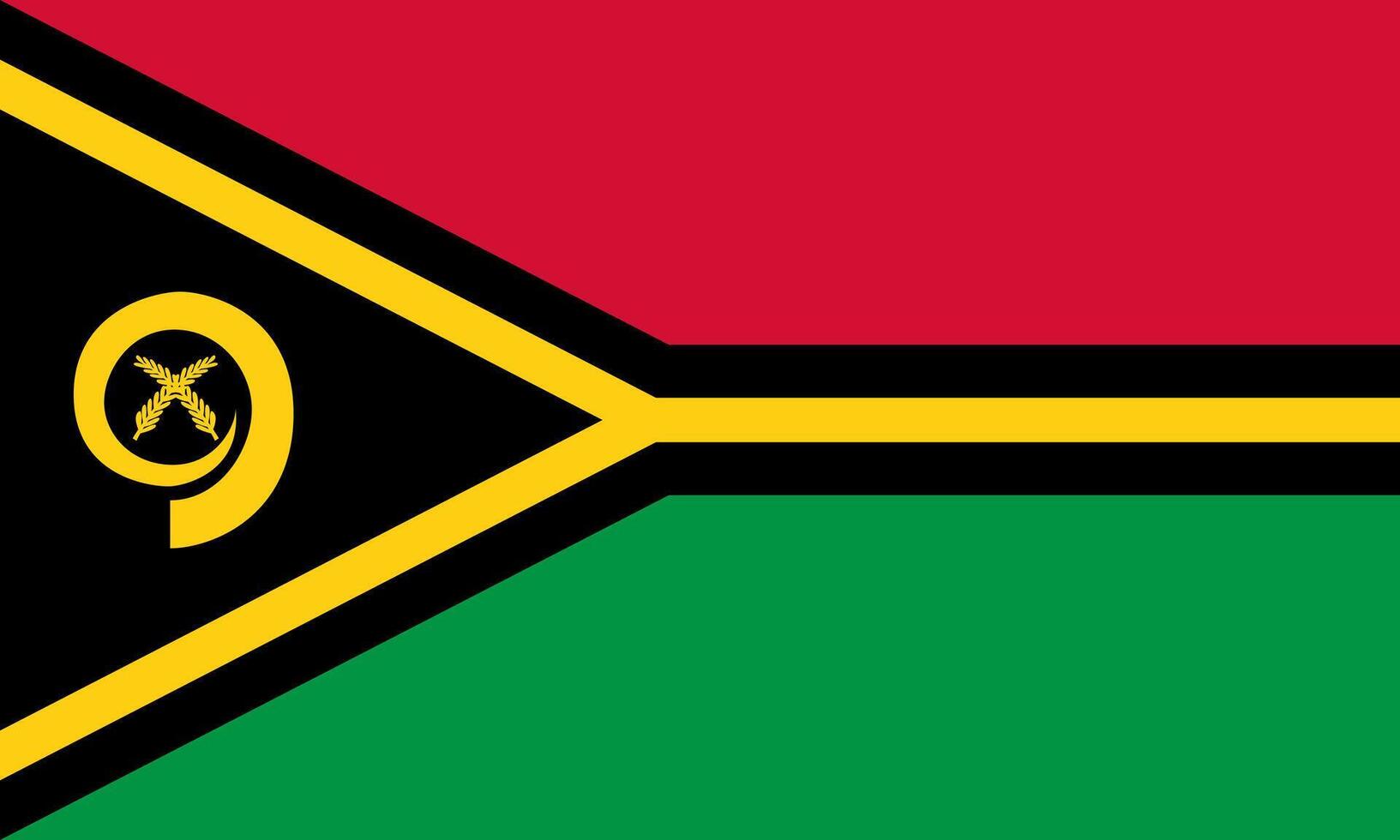 Vanuatu flag. Accurate dimensions and official colors. This file is suitable for digital editing and printing of any size. vector