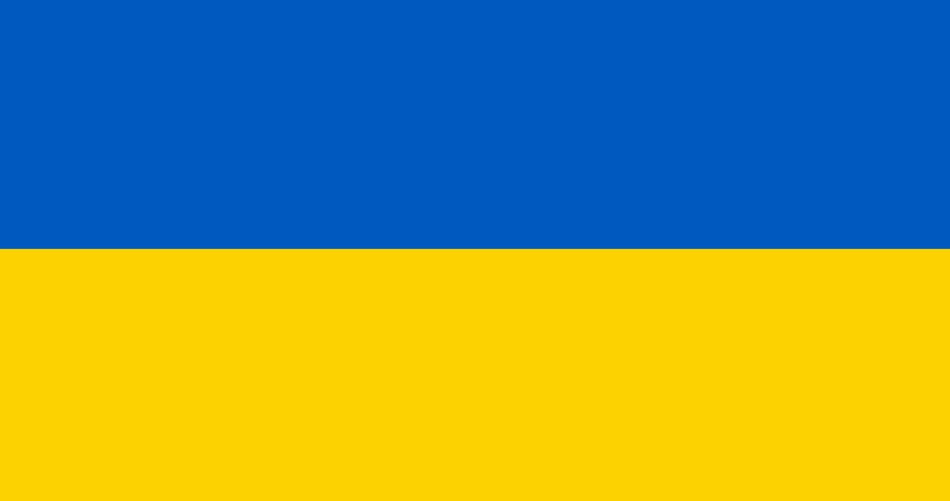 Ukraine flag. Accurate dimensions and official colors. This file is suitable for digital editing and printing of any size. vector