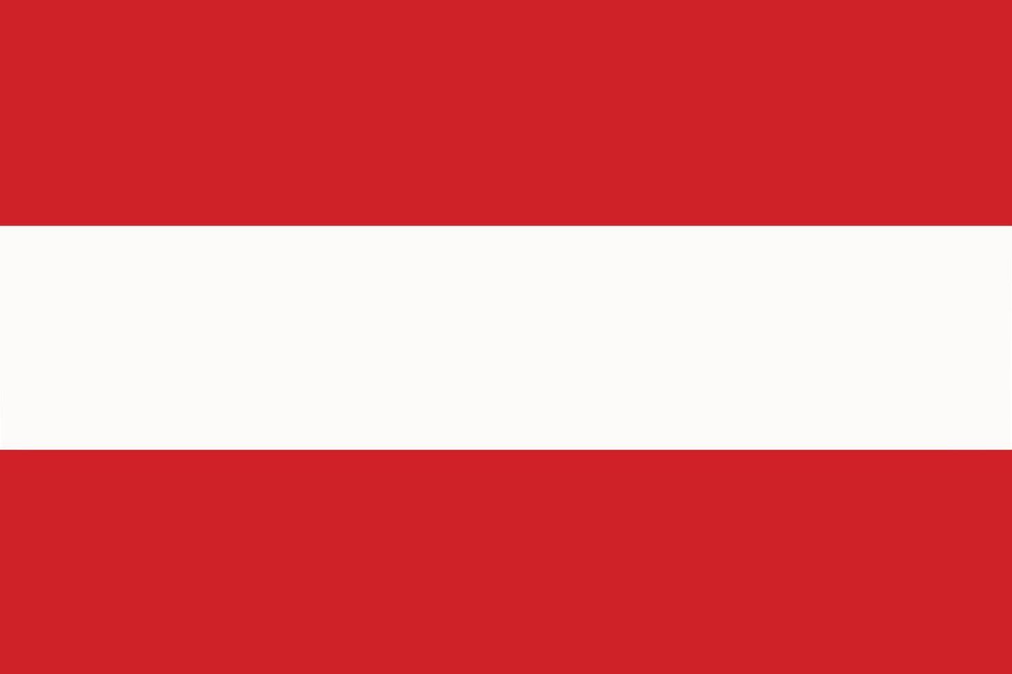 Austria flag. Accurate dimensions and official colors. This file is suitable for digital editing and printing of any size. vector