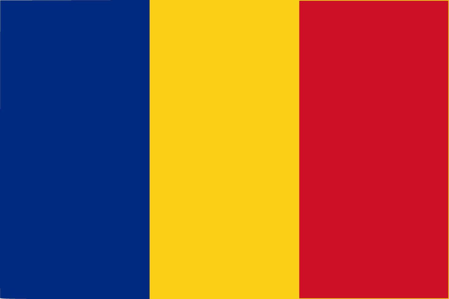 Romania flag. Accurate dimensions and official colors. This file is suitable for digital editing and printing of any size. vector