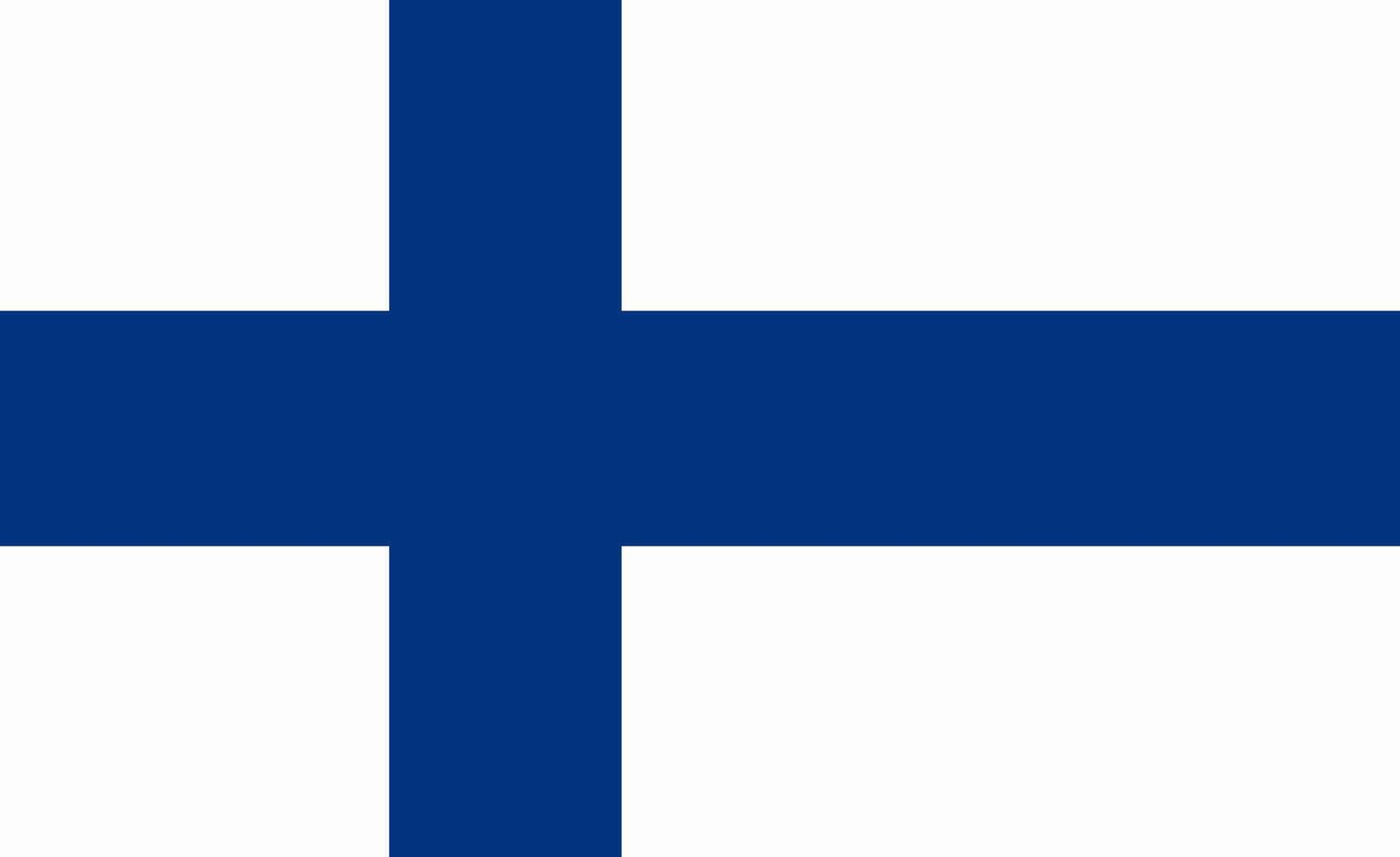 Finland flag. Accurate dimensions and official colors. This file is suitable for digital editing and printing of any size. vector
